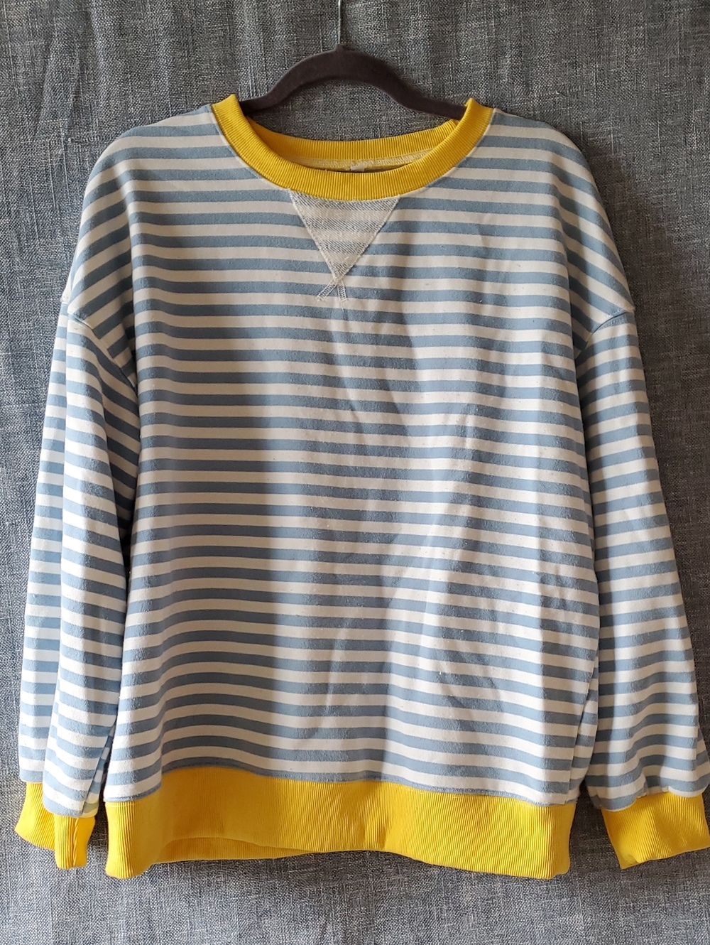 Boxy Striped Sweatshirt